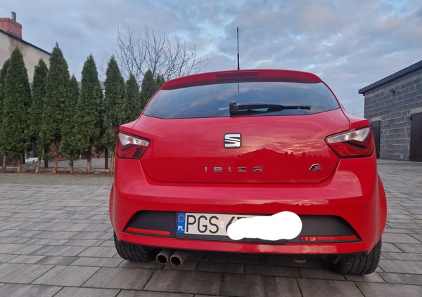 Seat Ibiza cena 24900 przebieg: 112000, rok produkcji 2015 z Łasin małe 67